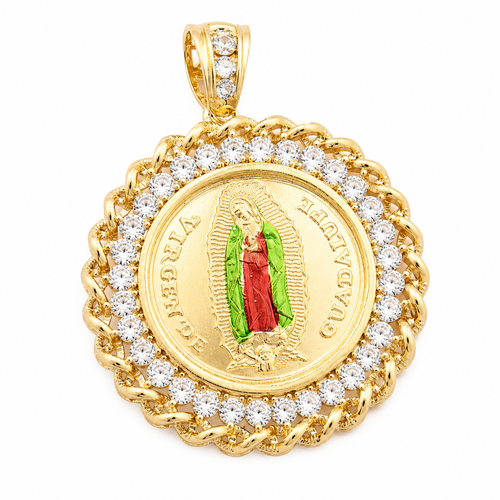 Diamond Mary Virgin 10 gold