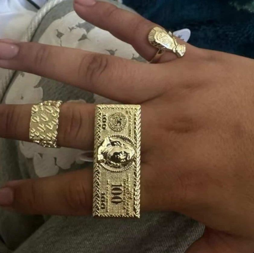 14k Gold Nugget RIng